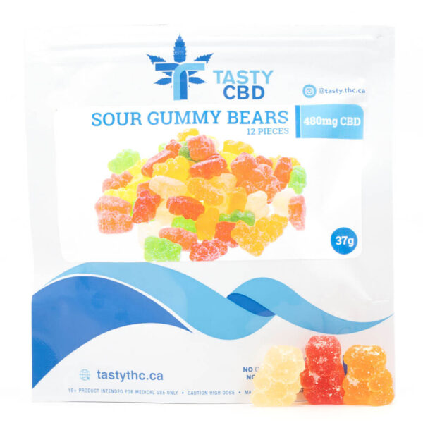 CBD Sour Gummy Bears (Tasty CBD)