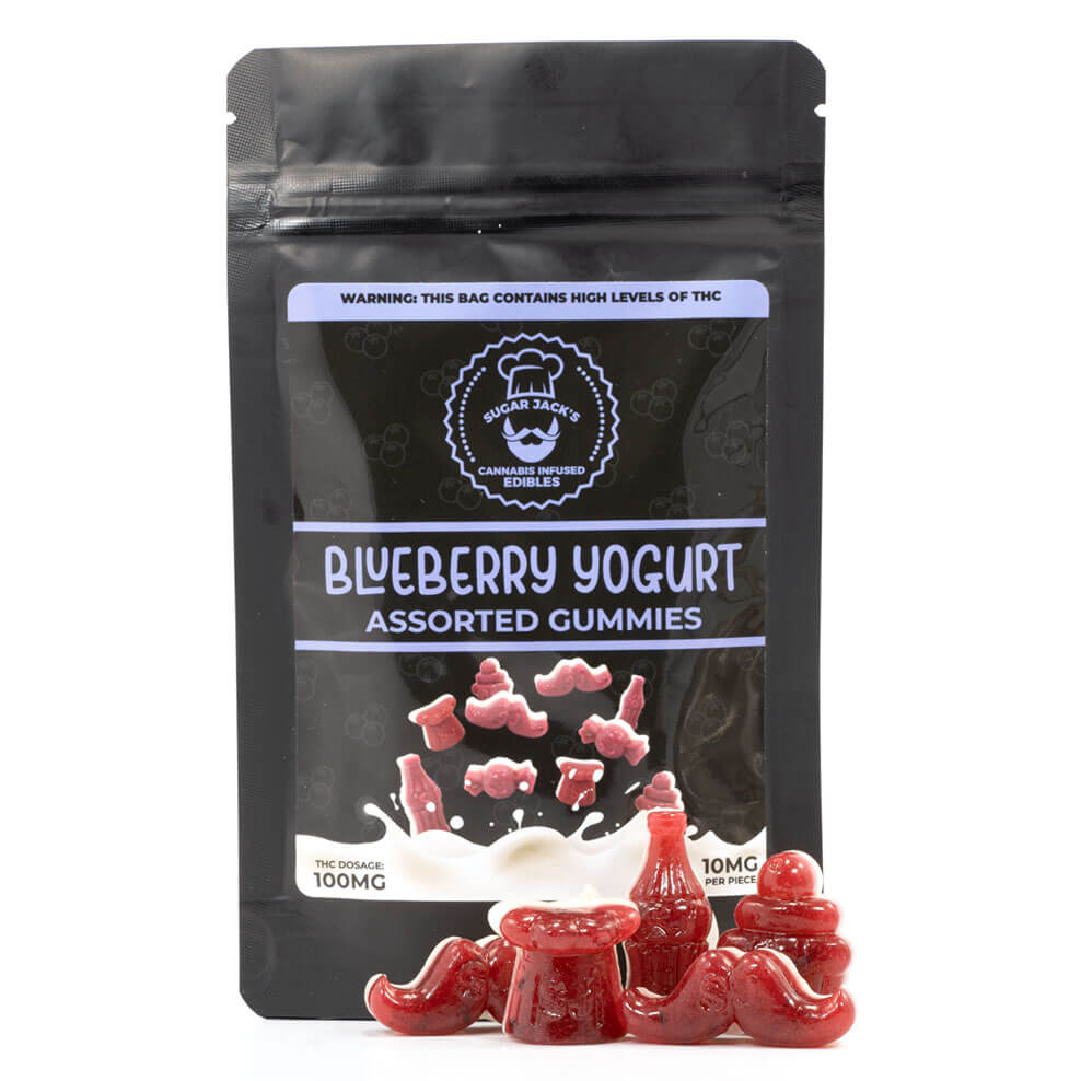 100mg THC Yogurt Gummies (Sugar Jack’s)