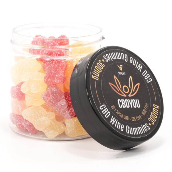 300mg CBD Infused Wine Gummies (CBD You)