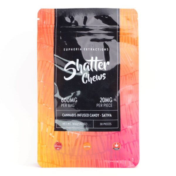 Sativa 600mg Shatter Chews (Euphoria Extractions)