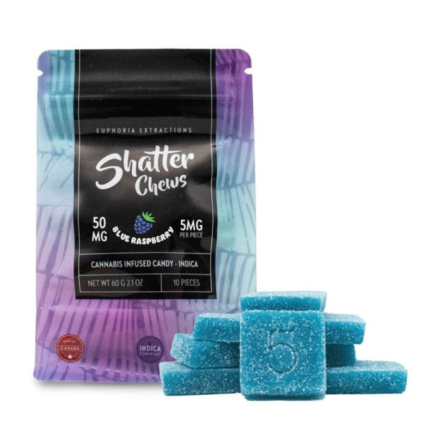 Indica 50mg Shatter Chews (Euphoria Extractions)