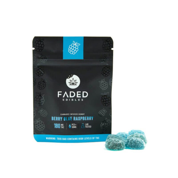 180mg THC Gummies (Faded Cannabis Co)