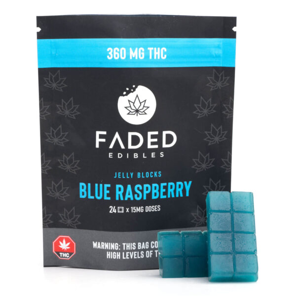 360mg THC Jelly Blocks (Faded Cannabis Co)