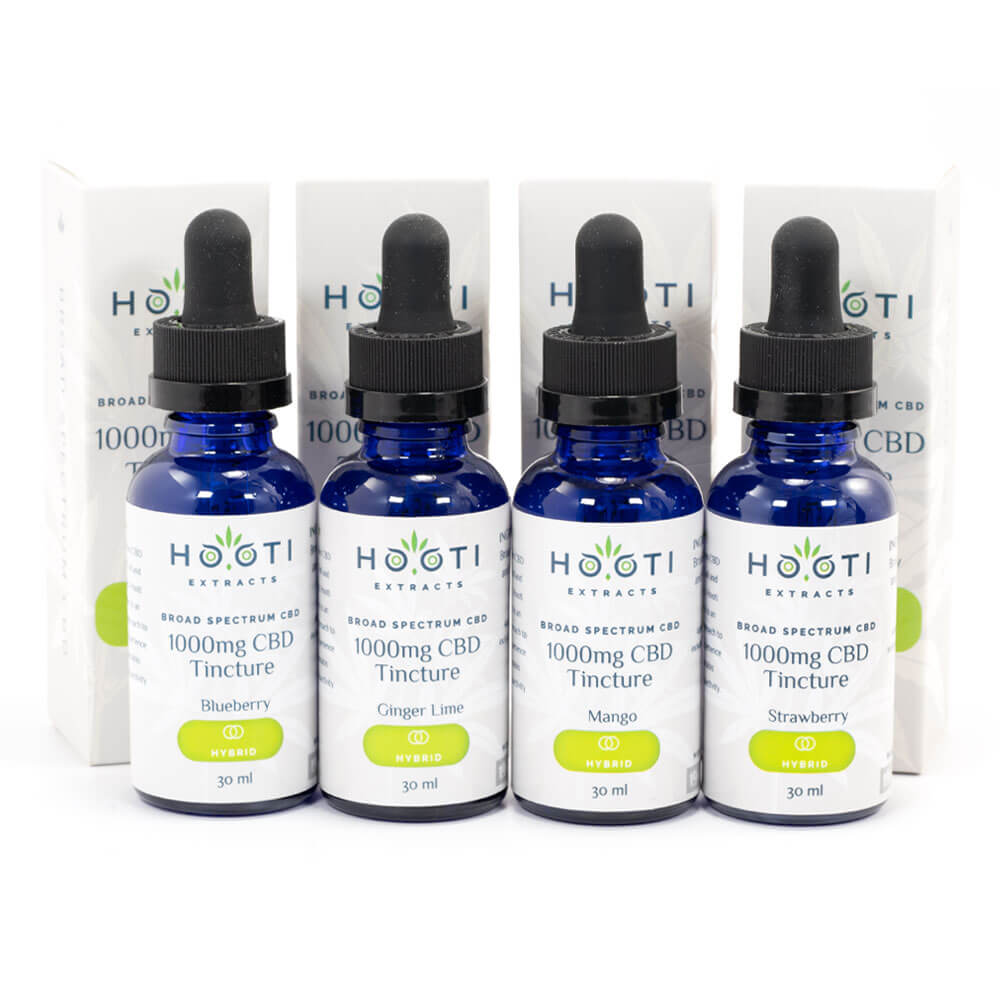 1000mg Hybrid CBD Tinctures (Hooti Extracts)