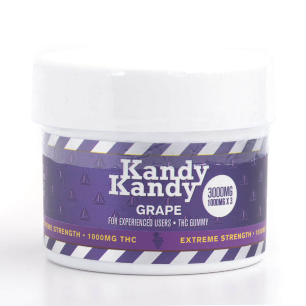 3000mg THC Grape Gummies (Kandy Kandy)