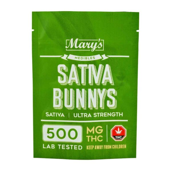 Ultra Strength Sativa Bunnies 500mg THC (Mary’s Edibles)