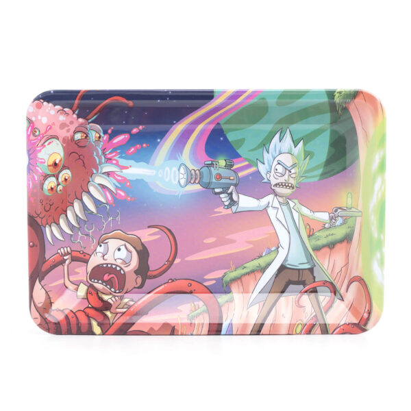 Rick N Morty Space Invasion Rolling Tray