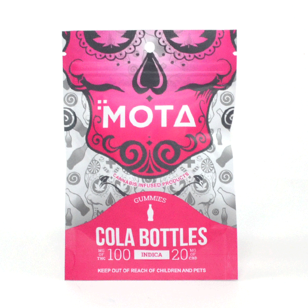120mg Indica Cola Bottles – 100mg THC / 20mg CBD (Mota)