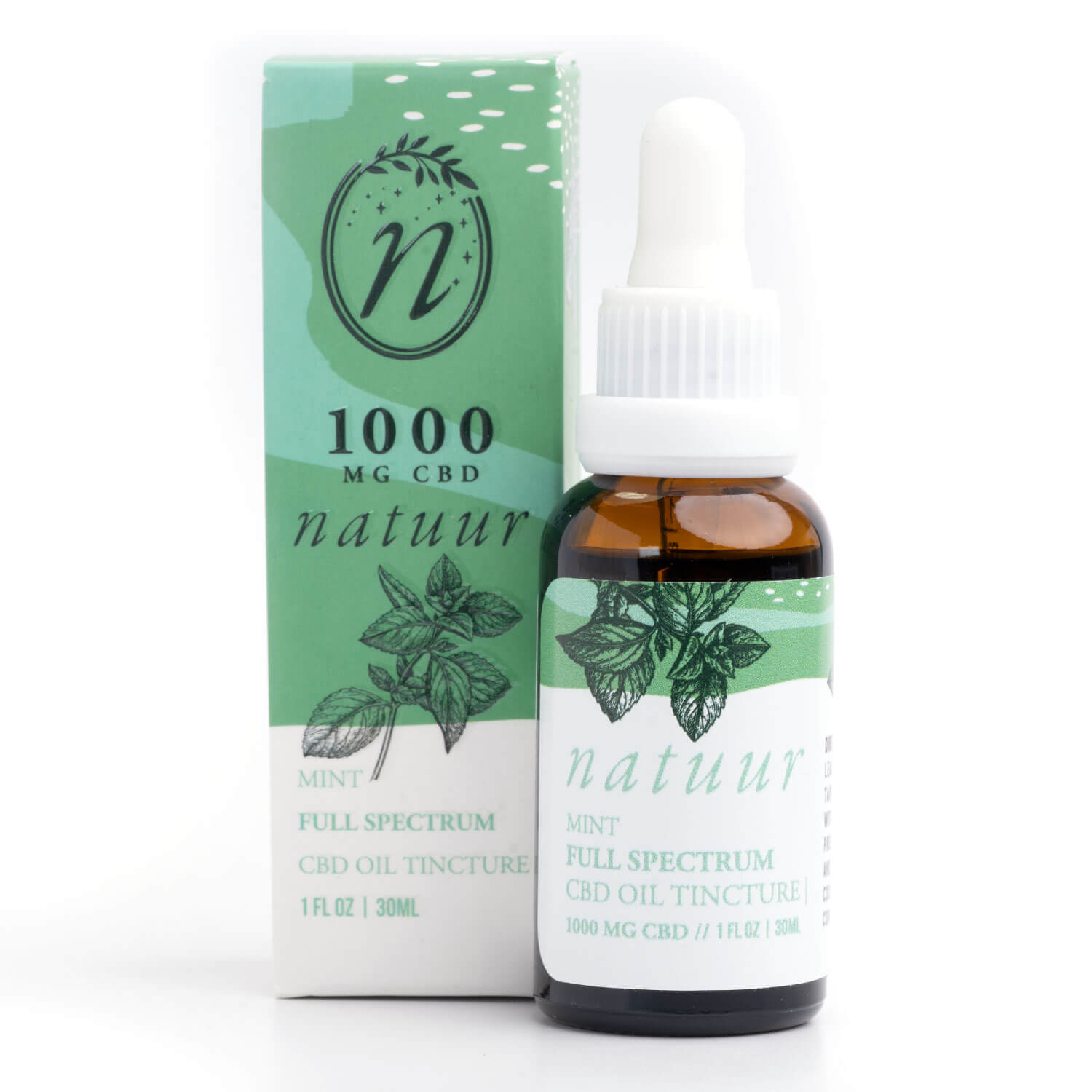 1000mg CBD Full Spectrum Tincture (Natuur)