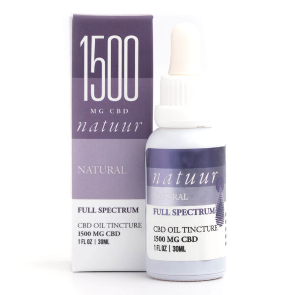 1500mg CBD Full Spectrum Tincture (Natuur)