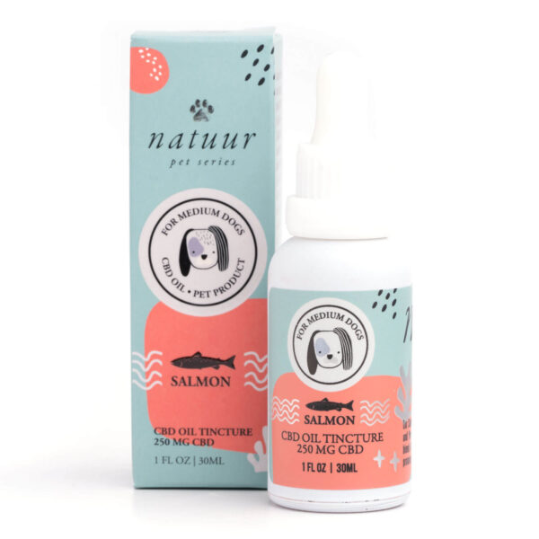250mg CBD Salmon Dog Tincture (Natuur)