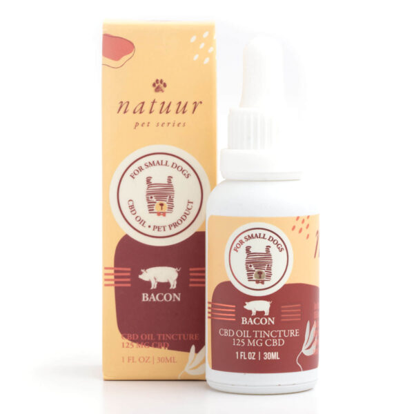 125mg CBD Bacon Dog Tincture (Natuur)