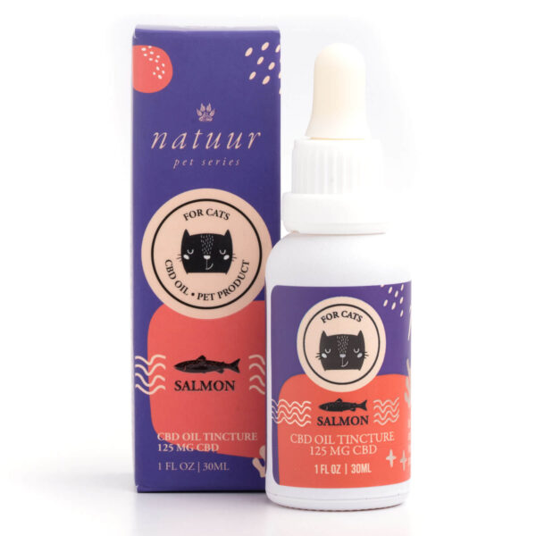 125mg CBD Salmon Cat Tincture (Natuur)