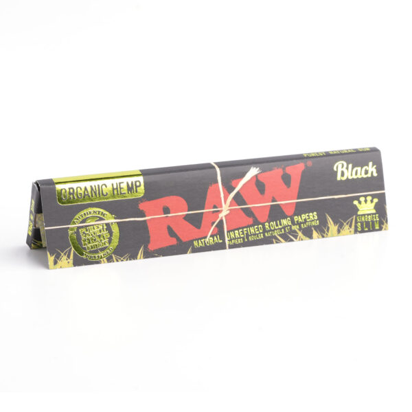 King Size Black Organic Rolling Papers (RAW)