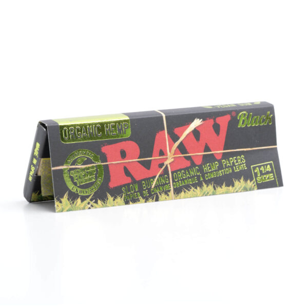 Black Organic Rolling Papers (RAW)