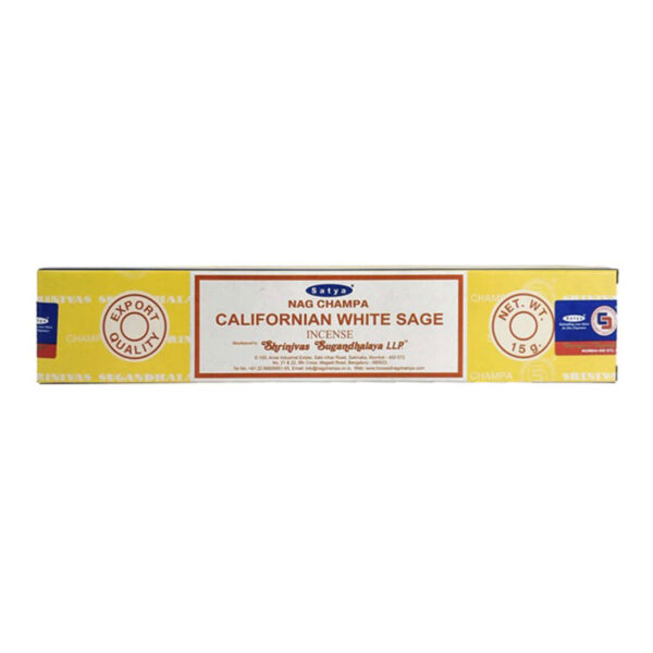 Satya California White Sage Incense
