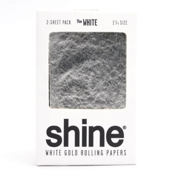 2-Sheet White Gold Rolling Paper (Shine)