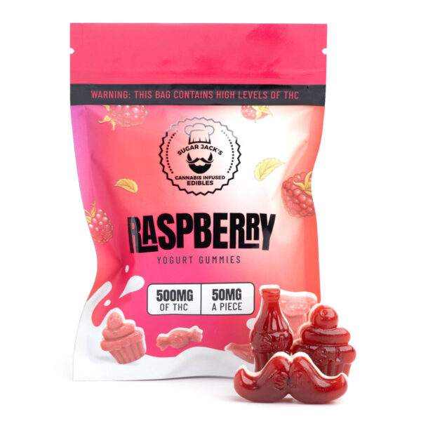 500mg THC Yogurt Gummies (Sugar Jack’s)