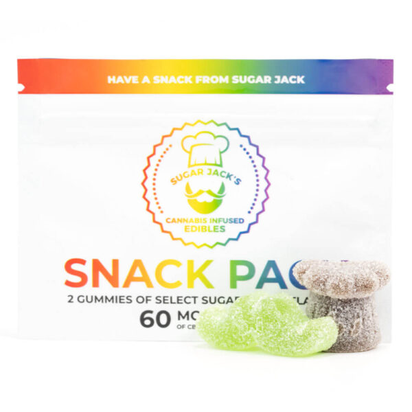 60mg CBD Snack Pack (Sugar Jack’s)