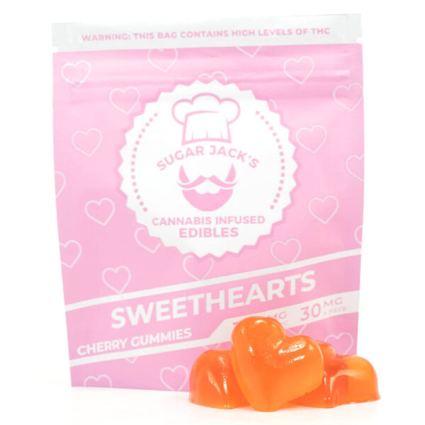 150mg Cherry Sweethearts (Sugar Jack’s)