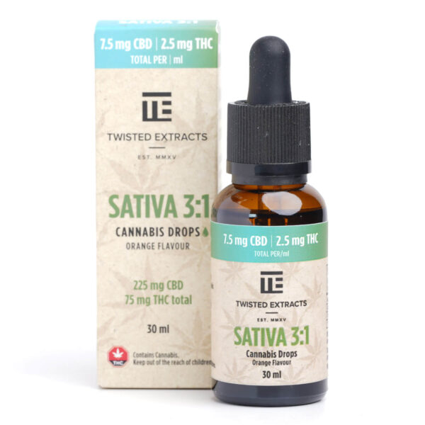 300mg 3:1 Sativa Orange Drops (Twisted Extracts)