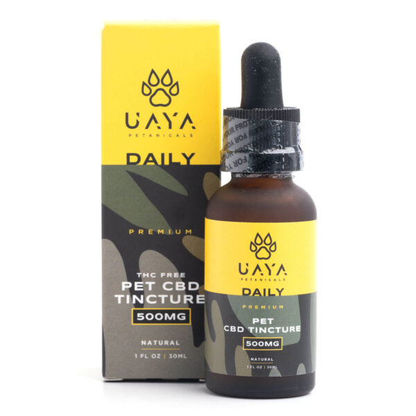 500mg CBD Daily Pet Tincture (UAYA Botanicals)