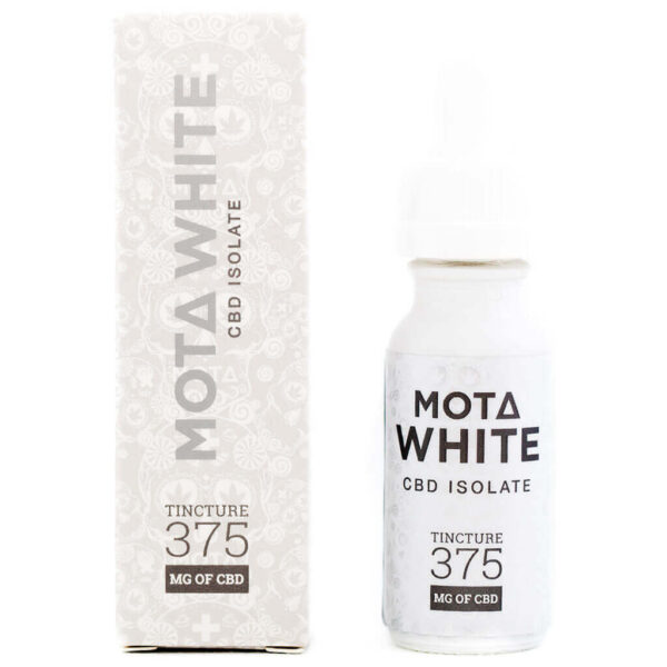 White 375mg CBD Tincture (Mota)